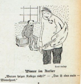Winter im Atelier